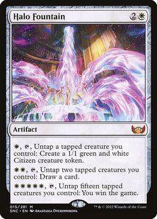Halo Fountain &mdash; Magic: The Gathering, Streets of New Capenna #15, Non-foil, English &mdash; фото товару