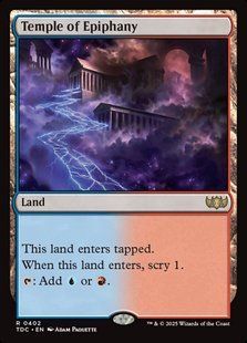 Temple of Epiphany &mdash; Magic: The Gathering, Tarkir: Dragonstorm Commander #402, Non-foil, English &mdash; фото товару