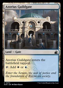 Azorius Guildgate &mdash; Magic: The Gathering, Ravnica Remastered #272, Non-foil, English &mdash; фото товару