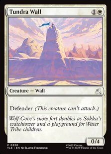Tundra Wall &mdash; Magic: The Gathering, Avatar: The Last Airbender Eternal #220, Foil, English &mdash; фото товару