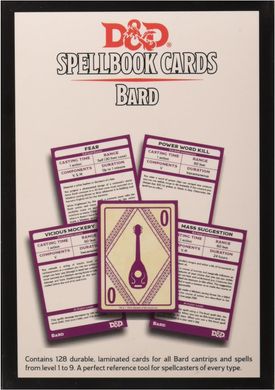 Карти заклинань Bard Spellbook Cards - Dungeons & Dragons WTCC56720000 фото