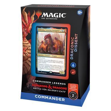 Колода Draconic dissent MTG Battle for Baldur's Gate (англ.) &mdash; фото товару