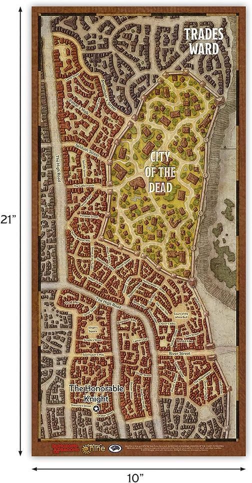 Waterdeep Grid Map Купити Набір мап DD5 Waterdeep Dragon Heist Map Set – Dungeons&Dragons ...