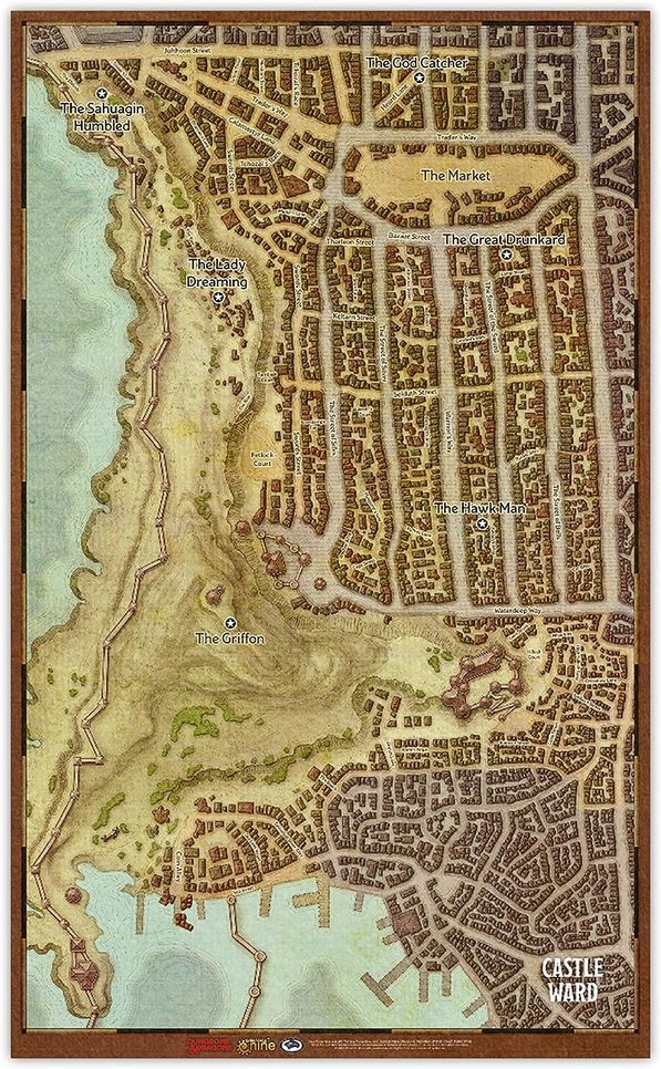 Waterdeep Precinct Map Купити Набір мап DD5 Waterdeep Dragon Heist Map Set – Dungeons&Dragons ...