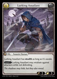 Lurking Assailant &mdash; Grand Archive, Phantom Monarchs #044, Non-foil, English &mdash; фото товару