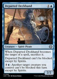 Departed Deckhand &mdash; Magic: The Gathering, The Lost Caverns of Ixalan Commander #153, Non-foil, English &mdash; фото товару