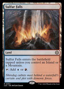 Sulfur Falls &mdash; Magic: The Gathering, The Lost Caverns of Ixalan Commander #354, Non-foil, English &mdash; фото товару