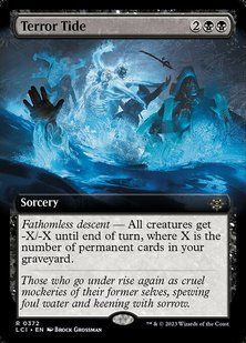 Terror Tide &mdash; Magic: The Gathering, The Lost Caverns of Ixalan #372, Foil, English &mdash; фото товару