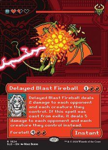 Delayed Blast Fireball &mdash; Magic: The Gathering, Secret Lair Drop #1824, Non-foil, English &mdash; фото товару