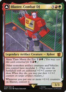 Карта Blaster, Combat DJ // Blaster, Morale Booster bot/8/en/foil фото