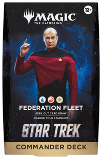 Командирська колода "Federation Fleet" випуску Star Trek - Magic: the Gathering trk-commander-federation-fleet фото