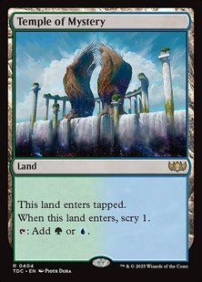 Temple of Mystery &mdash; Magic: The Gathering, Tarkir: Dragonstorm Commander #404, Non-foil, English &mdash; фото товару