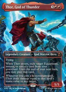 Thor, God of Thunder &mdash; Magic: The Gathering, Marvel Super Heroes #338, Non-foil, English &mdash; фото товару