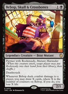 Bebop, Skull & Crossbones &mdash; Magic: The Gathering, Teenage Mutant Ninja Turtles Eternal #15, Non-foil, English &mdash; фото товару
