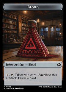 Blood &mdash; Magic: The Gathering, The Big Score Tokens #2, Non-foil, English &mdash; фото товару