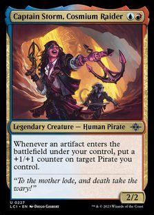Captain Storm, Cosmium Raider &mdash; Magic: The Gathering, The Lost Caverns of Ixalan #227, Non-foil, Japanese &mdash; фото товару
