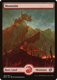 Карта Mountain bro/285/en/foil фото