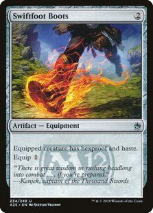 Swiftfoot Boots &mdash; Magic: The Gathering, Masters 25 #234, Non-foil, English &mdash; фото товару