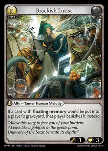 Brackish Lutist &mdash; Grand Archive, Abyssal Heaven #034, Non-foil, English &mdash; фото товару
