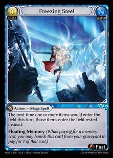 Freezing Steel &mdash; Grand Archive, Mercurial Heart #113, Non-foil, English &mdash; фото товару