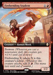 Firebending Student &mdash; Magic: The Gathering, Avatar: The Last Airbender #393, Foil, English &mdash; фото товару
