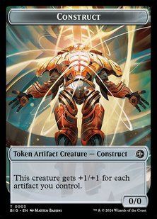 Construct &mdash; Magic: The Gathering, The Big Score Tokens #3, Non-foil, English &mdash; фото товару