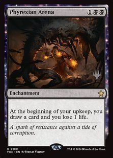 Карта Phyrexian Arena pfdn/180p/en/foil фото