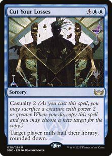 Cut Your Losses &mdash; Magic: The Gathering, Streets of New Capenna Promos #38p, Non-foil, English &mdash; фото товару