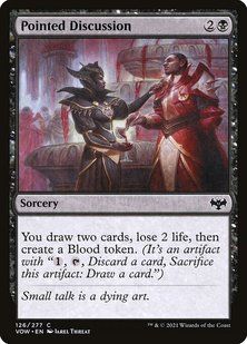Pointed Discussion &mdash; Magic: The Gathering, Innistrad: Crimson Vow #126, Non-foil, English &mdash; фото товару
