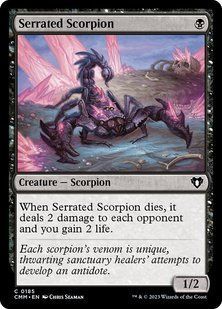 Карта Serrated Scorpion &mdash; фото товару