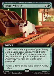 Bison Whistle &mdash; Magic: The Gathering, Avatar: The Last Airbender Eternal #202, Non-foil, English &mdash; фото товару