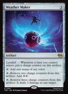 Weather Maker &mdash; Magic: The Gathering, Teenage Mutant Ninja Turtles #182, Foil, English &mdash; фото товару