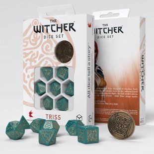 Набір RPG дайсів від Q Workshop - The Witcher: Triss qw-dice-witcher-triss фото