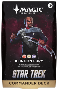 Командирська колода "Klingon Fury" випуску Star Trek - Magic: the Gathering trk-commander-klingon-fury фото