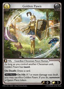 Golden Pawn &mdash; Grand Archive, Phantom Monarchs #038, Non-foil, English &mdash; фото товару