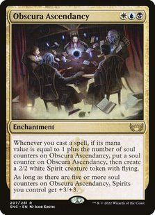 Obscura Ascendancy &mdash; Magic: The Gathering, Streets of New Capenna #207, Non-foil, English &mdash; фото товару