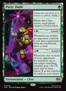 Party Dude &mdash; Magic: The Gathering, Teenage Mutant Ninja Turtles #128, Foil, English &mdash; фото товару