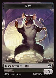 Rat // Mutagen &mdash; Magic: The Gathering, Teenage Mutant Ninja Turtles Tokens #6, Non-foil, English &mdash; фото товару