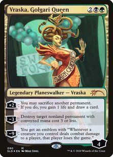 Vraska, Golgari Queen &mdash; Magic: The Gathering, Secret Lair Drop #90, Foil, English &mdash; фото товару