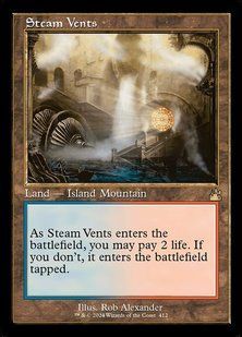 Steam Vents &mdash; Magic: The Gathering, Ravnica Remastered #412, Non-foil, English &mdash; фото товару