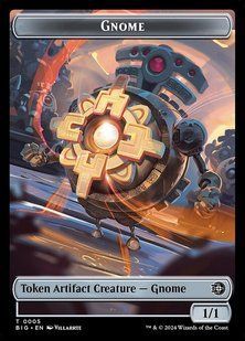 Gnome &mdash; Magic: The Gathering, The Big Score Tokens #5, Non-foil, English &mdash; фото товару