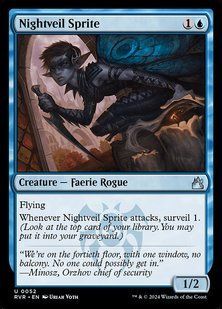 Nightveil Sprite &mdash; Magic: The Gathering, Ravnica Remastered #52, Non-foil, English &mdash; фото товару