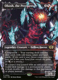 Карта Obosh, the Preypiercer mul/54/en/foil фото