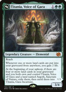 Карта Titania, Voice of Gaea // Titania, Gaea Incarnate bro/193/en фото