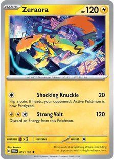 Голографічна карта Zeraora (TEF #057) - Pokemon TCG Temporal Forces &mdash; фото товару