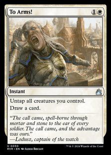 To Arms! &mdash; Magic: The Gathering, Ravnica Remastered #30, Non-foil, English &mdash; фото товару