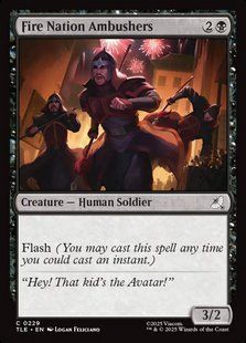 Fire Nation Ambushers &mdash; Magic: The Gathering, Avatar: The Last Airbender Eternal #229, Foil, English &mdash; фото товару