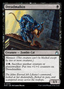 Dreadmalkin &mdash; Magic: The Gathering, Ravnica Remastered #75, Foil, English &mdash; фото товару