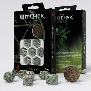 Набір RPG дайсів від Q Workshop - The Witcher: Leshen qw-dice-witcher-leshen фото