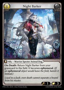 Night Barker &mdash; Grand Archive, Phantom Monarchs #052, Non-foil, English &mdash; фото товару